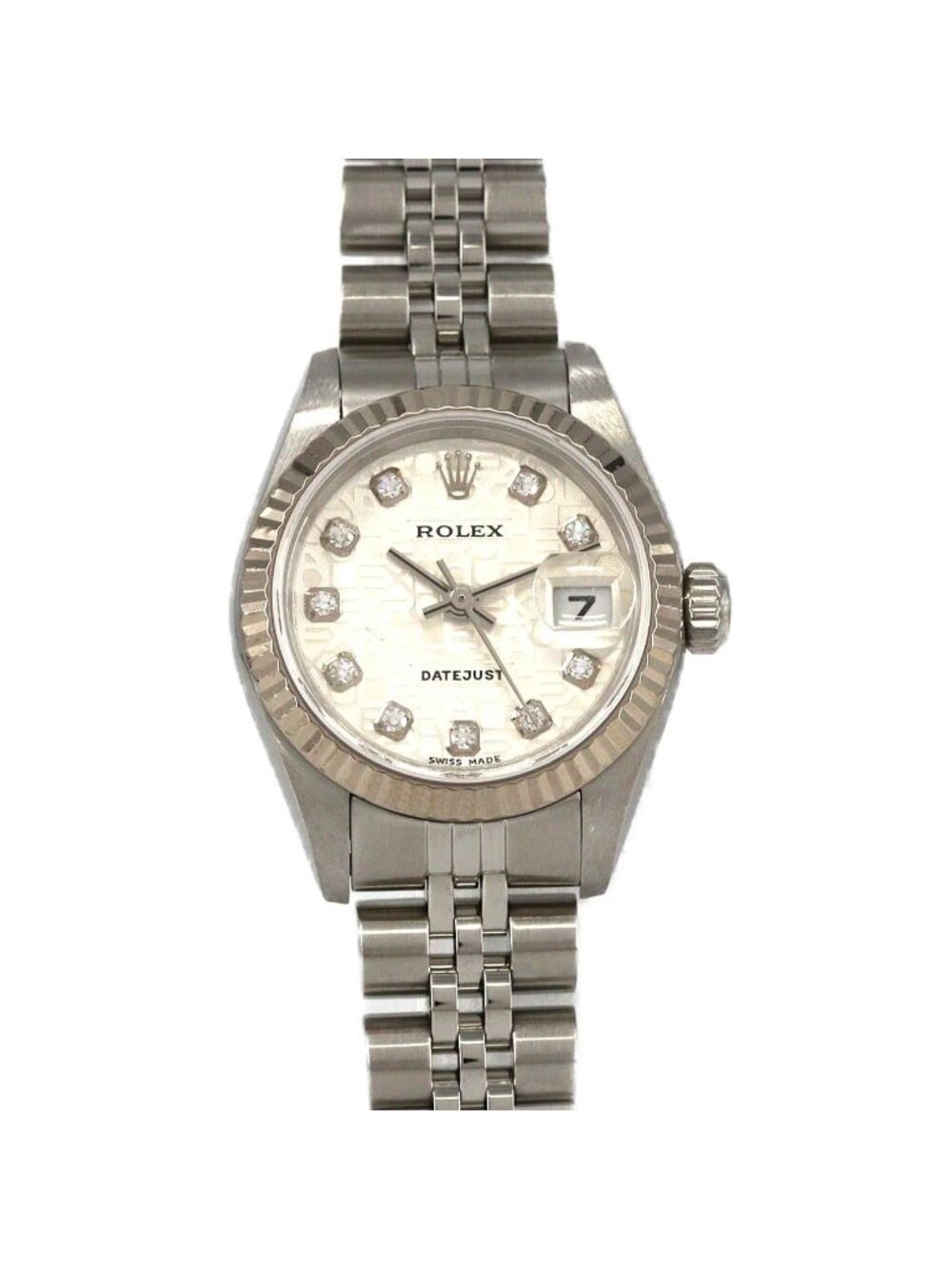 Rolex Datejust Stainless Steel White Gold Automatic